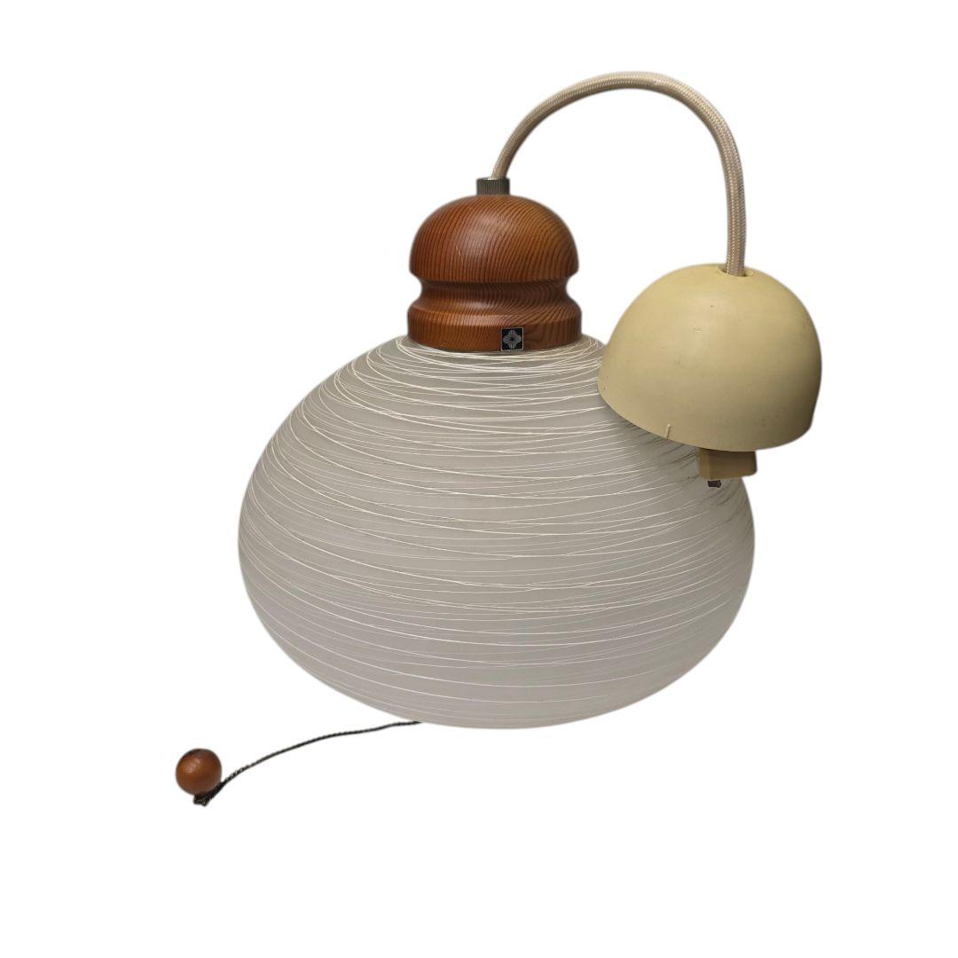 最終値下げヤマギワ　YAMAGIWA 糸巻きガラス　ペンダントライト　和風